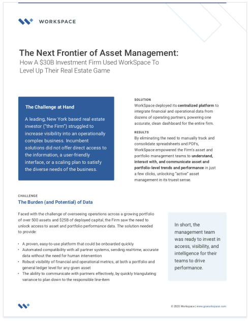 case study of asset management