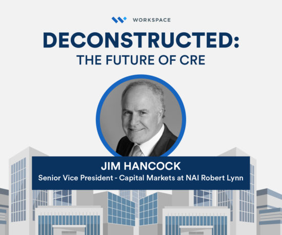 image representing commercial real estate podcast with Jim Hancock